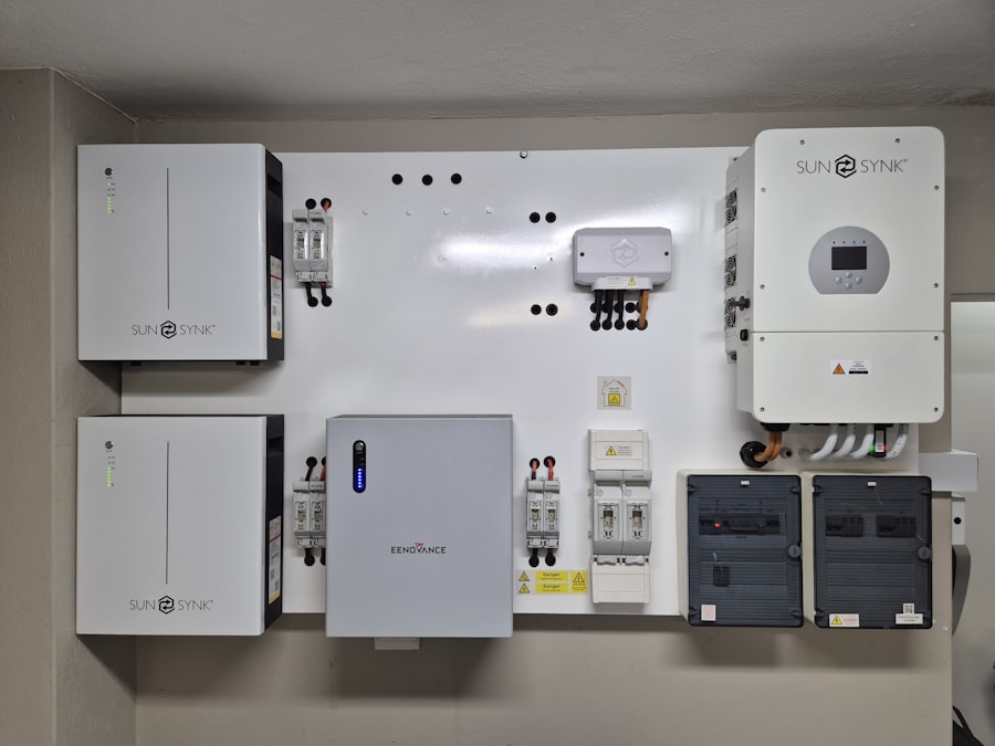 Système de stockage batterie couplé à une installation solaire